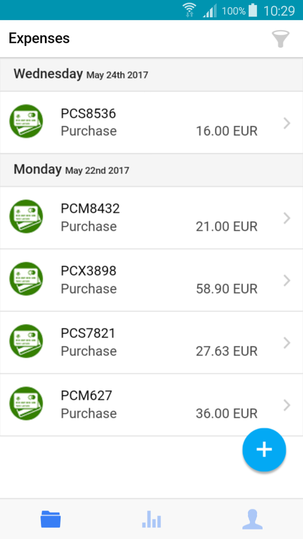 Expenday Screenshot 1
