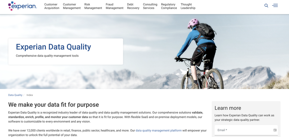 Experian Data Quality Screenshot 1