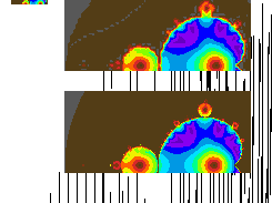 Tiny bitmap, 5-fold expansion, and bitmap made at that size