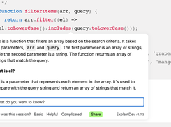 ExplainDev Screenshot 1
