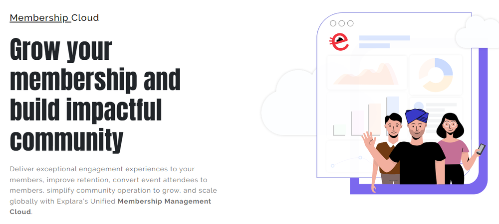Explara Membership Management Screenshot 1