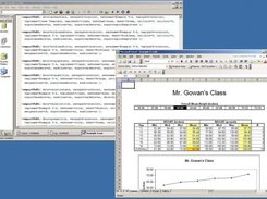 A screenshot of SAS and Excel using %exportToXL.
