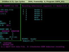 Main recording program ('demo' configuration and data)