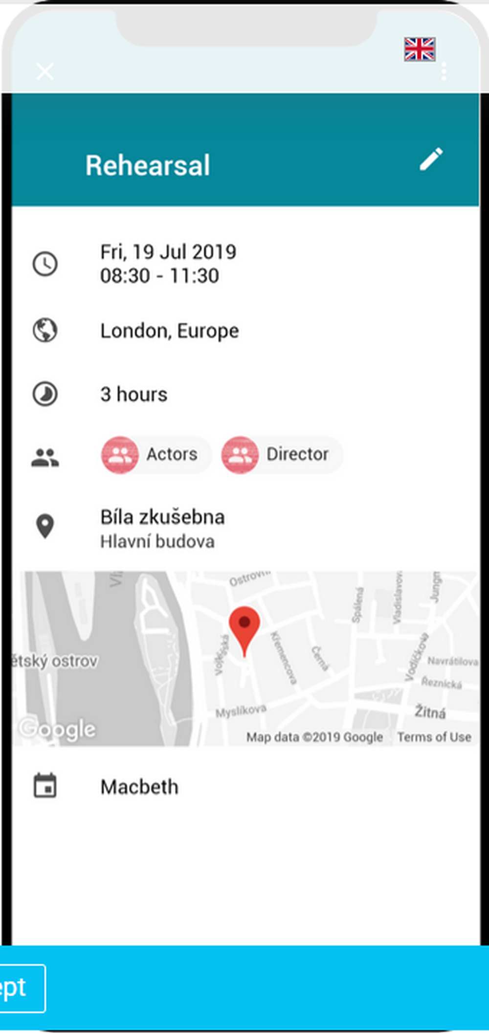 Express Calendar Screenshot 1