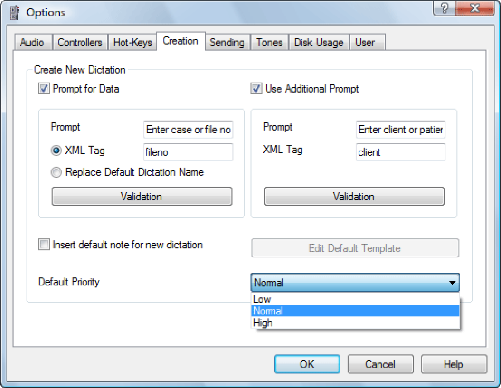 Express Dictate Screenshot 1