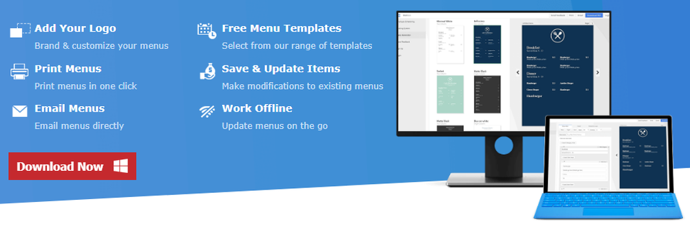 Express Menu Restaurant & Cafe Menu Maker Screenshot 1