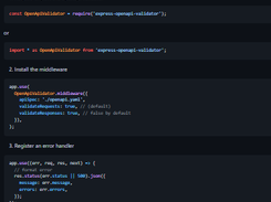 express-openapi-validator Screenshot 1
