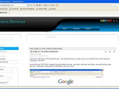 Xpress Browser Home on Xpress Browser