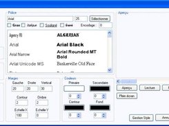 Style edition screen