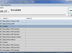 Running a protocol in ExpTimer - Example 1