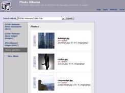 The Photo Album plug-in, to manage image libraries.