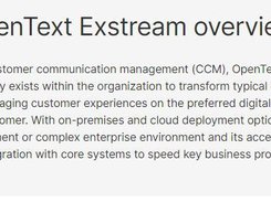 OpenText Exstream Screenshot 1