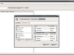 Opening a filesystem
