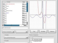 Graphics window of Extcalc