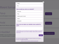 Extellio will help you craft UX surveys to collect direct insights from your website visitors.