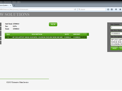 Extensive Main Invoice Screenshot 1