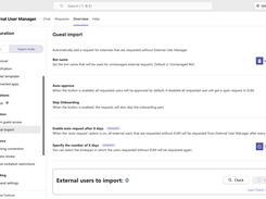 Guests that have been created without External User Manager can be crawled and imported via Guest Import so that governance policies and lifecycle rules can be applied.