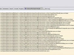 External File Search Result View