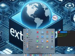 ExTiX Deepin 24.8 user Desktop