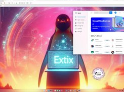 ExTiX Deepin 25.1 user Desktop