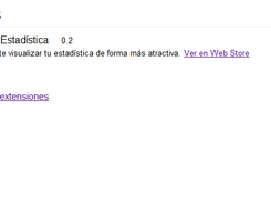 Extensión instalada en Google Chrome 