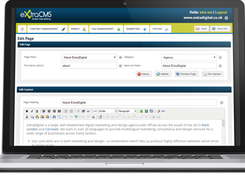 ExtraCMS Screenshot 1
