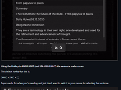 Extract Highlights Plugin Screenshot 1