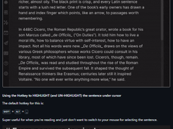 Extract Highlights Plugin Screenshot 2