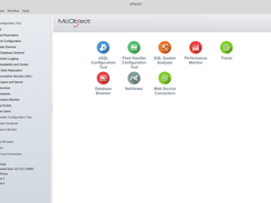 The xPanel Dashboard provides access to tools for graphically presenting real-time diagnostic data and configuration settings for eXtremeDB