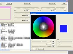 Color Selector for modifying Text Colors, Backgrounds etc.