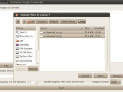 Linux: Selecting image files to convert