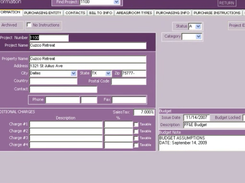 Exxpedite Design Purchasing System Screenshot 1