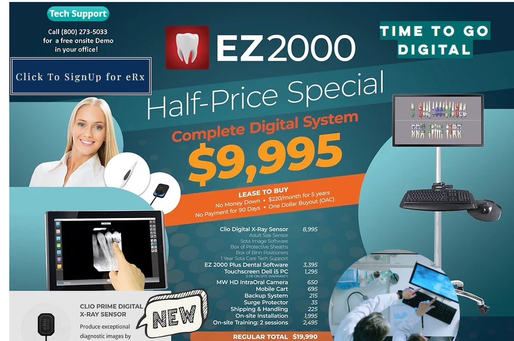 EZ 2000 Dental Software Screenshot 1
