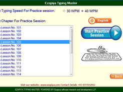 EZAPIYA TYPING MASTER Screenshot 4