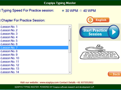 EZAPIYA TYPING MASTER Screenshot 5