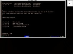 Default Blocked websites in /etc/hosts