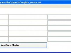 EzberIM (Word Memorizer) Screen 1