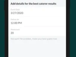ezCater Screenshot 1