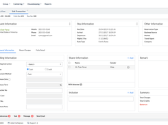 Edit reservation list