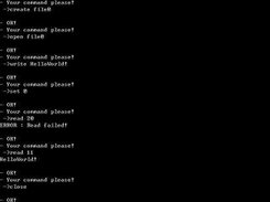 Test FileReadWrite console