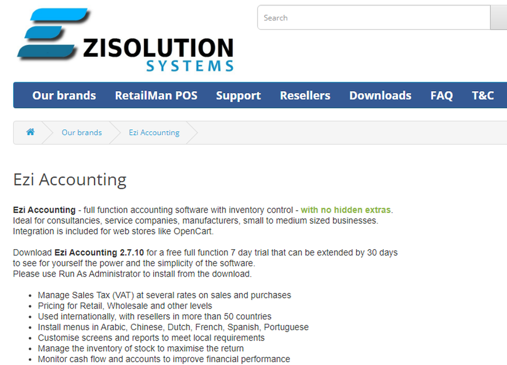 Ezi Accounting Screenshot 1