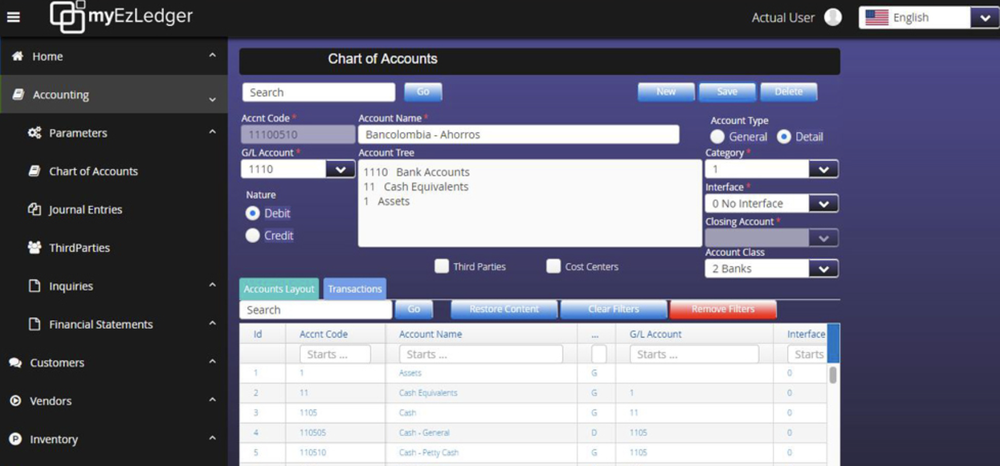 EzLedger Screenshot 1