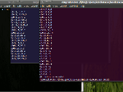 Console echo of ezOdometer in action using "make test".