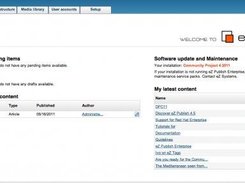 eZ Publish Community Project 2011.5 - Admin Interface