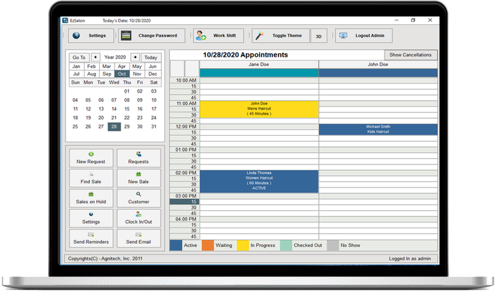 Salon appointment app