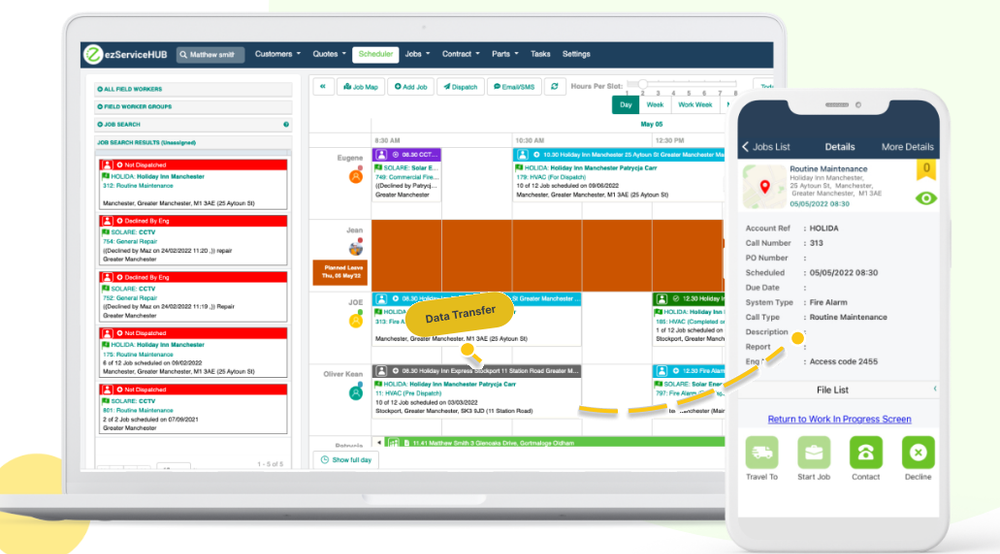 ezServiceHUB Screenshot 1