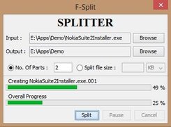 Splitting a file