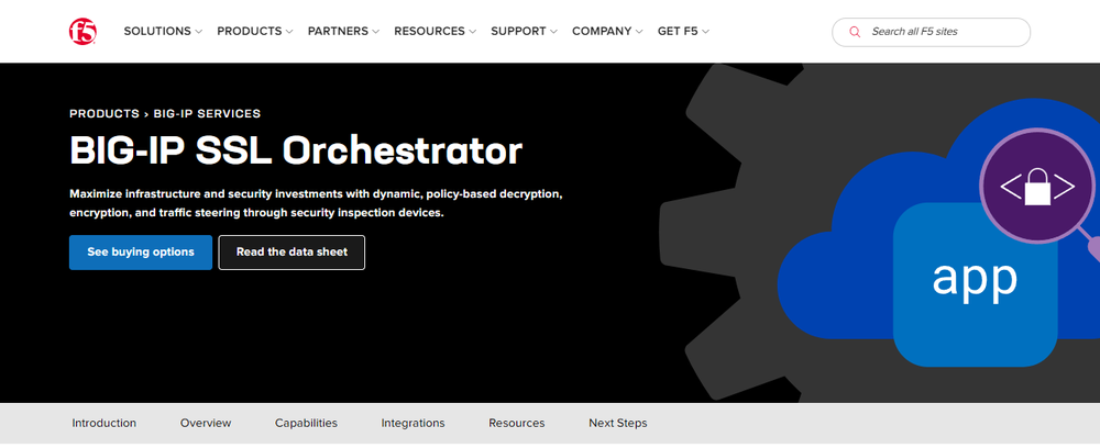 F5 BIG-IP SSL Orchestrator Screenshot 1