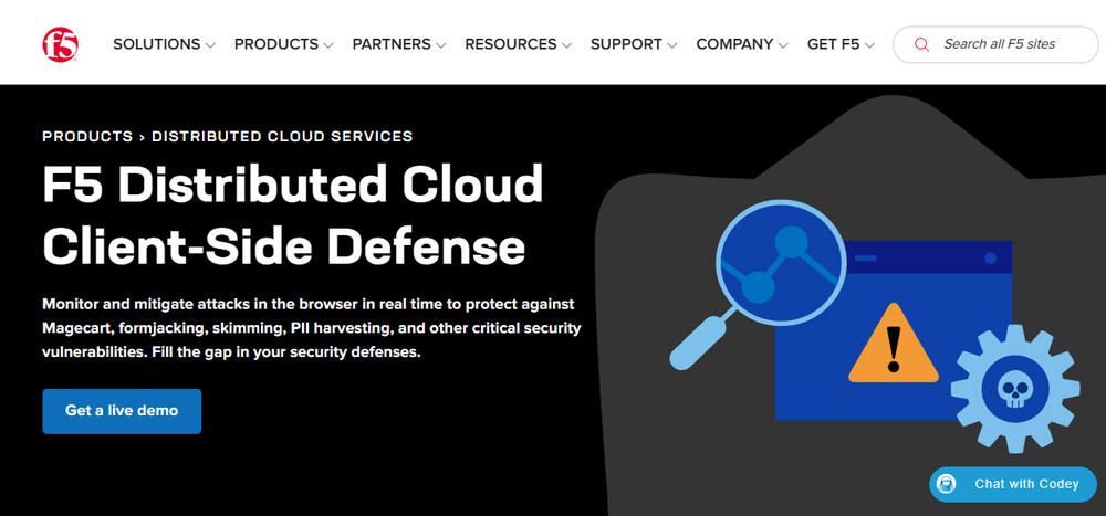 F5 Distributed Cloud Client-Side Defense Screenshot 1
