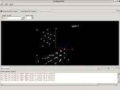 fable.grainspotter 3d plot of grain g-vectors